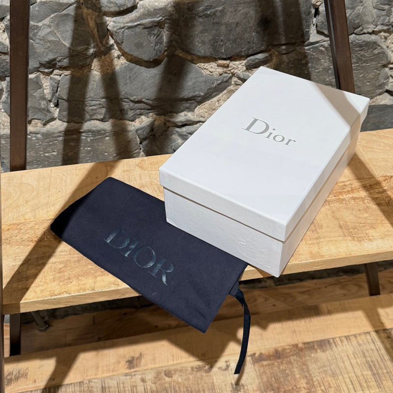 Branded box and dustbag of Christian Dior 2022 Black Patent La Parisienne Mary Jane Pumps