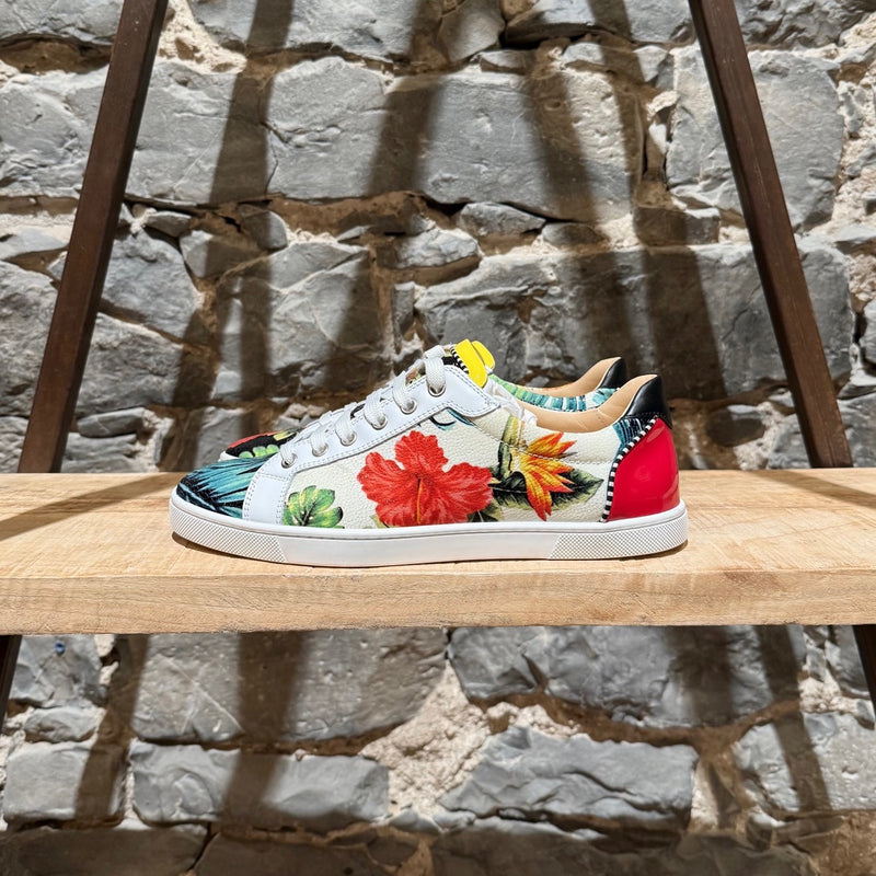 Another side of Christian Louboutin Floral Patent Seava Low-Top Sneakers