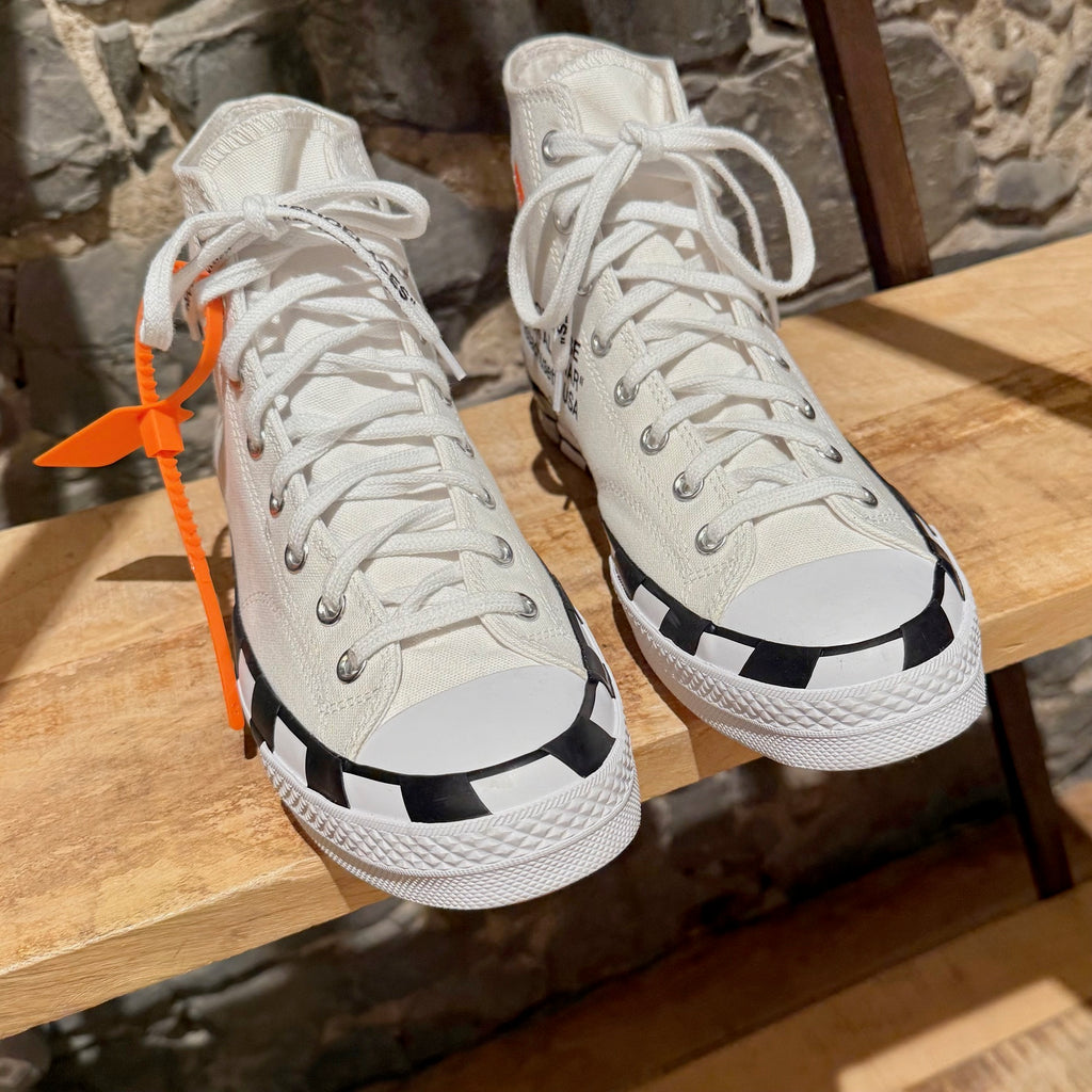 Converse X Off-White Chuck 70 Ivory High-top Sneakers