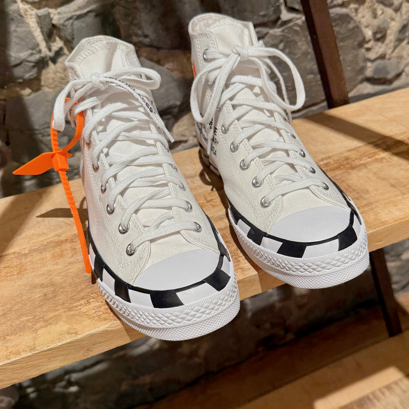 Converse X Off-White Chuck 70 Ivory High-top Sneakers