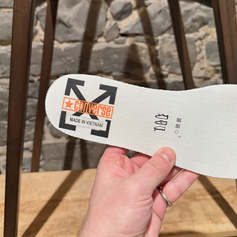 Converse X Off-White Chuck 70 Ivory High-top Sneakers