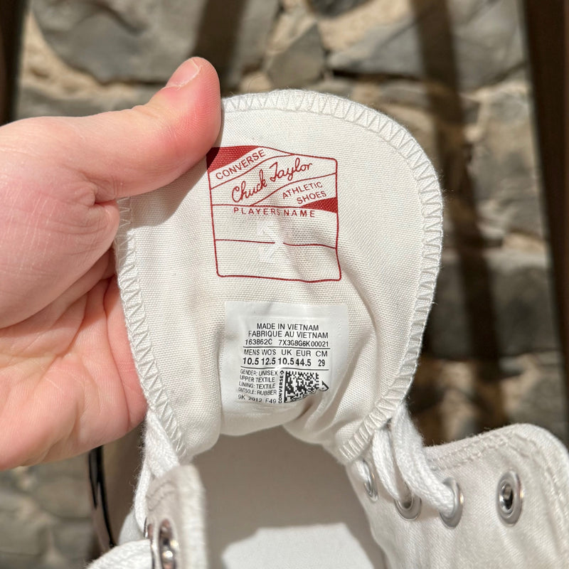 Converse X Off-White Chuck 70 Ivory High-top Sneakers