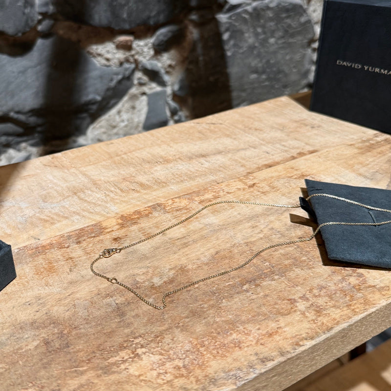 Chain of David Yurman 18k Yellow Gold Diamond 19mm Starbust Pendant Necklace