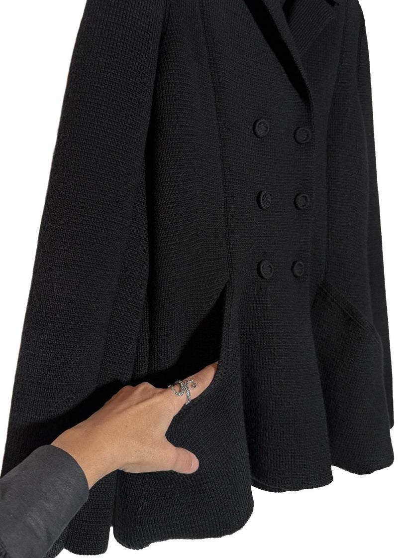 Pocket of Dior 30 Montaigne Bar Black Wool Doublebreasted Knit Blazer Jacket
