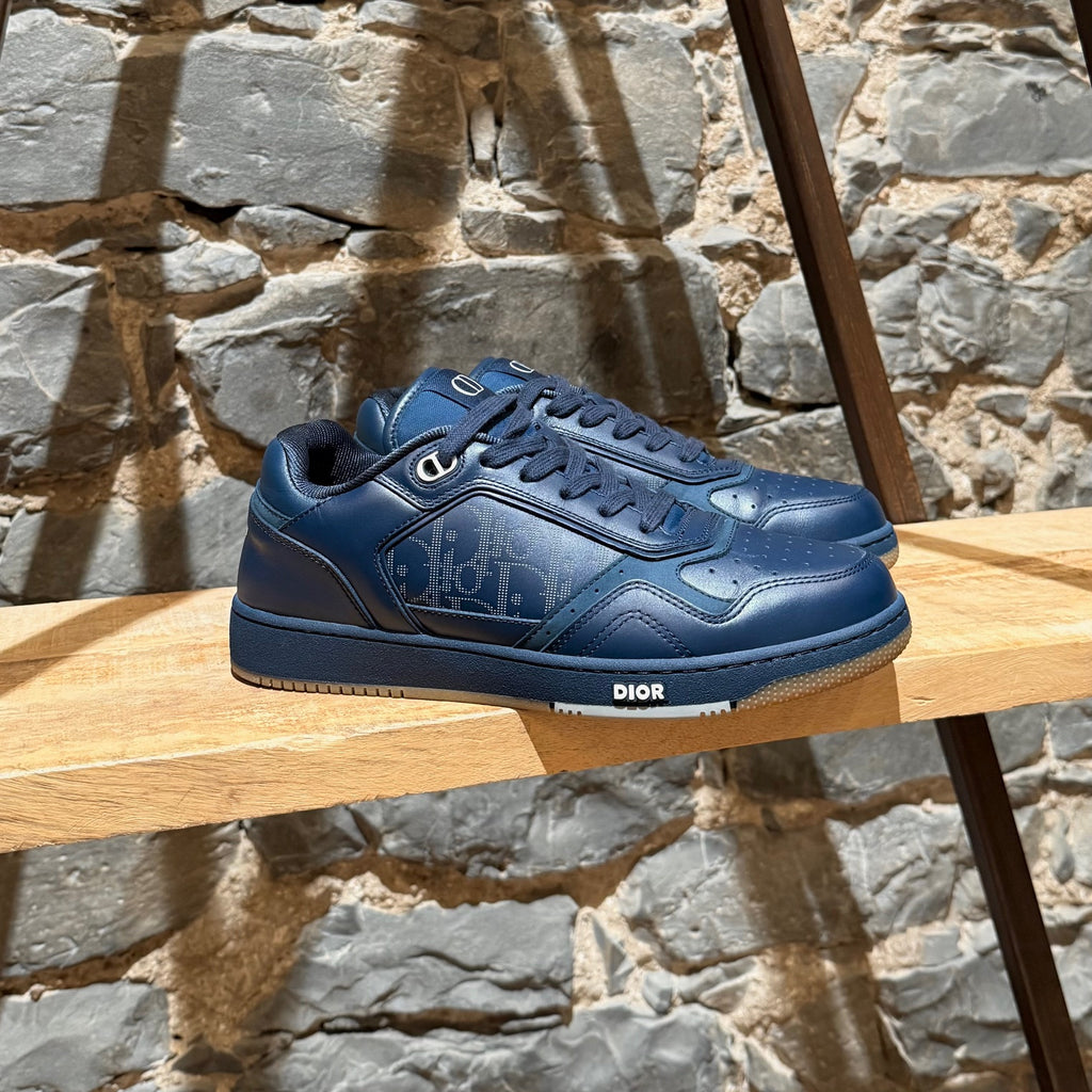 Main photo of Dior B27 Blue Galaxy Oblique Low-top Sneakers