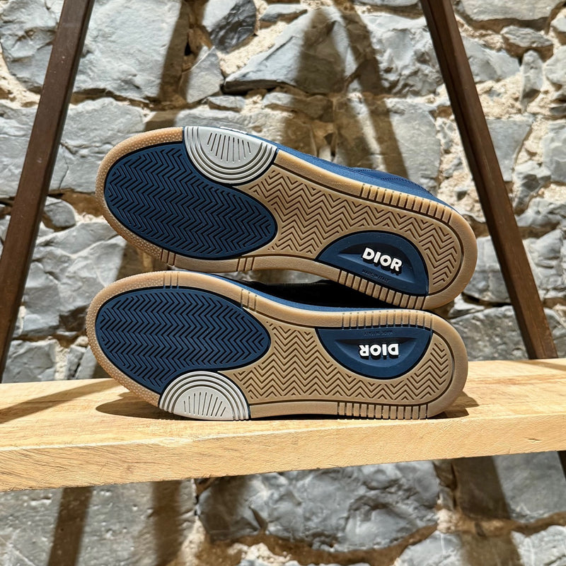 Branded outsole of Dior B27 Blue Galaxy Oblique Low-top Sneakers