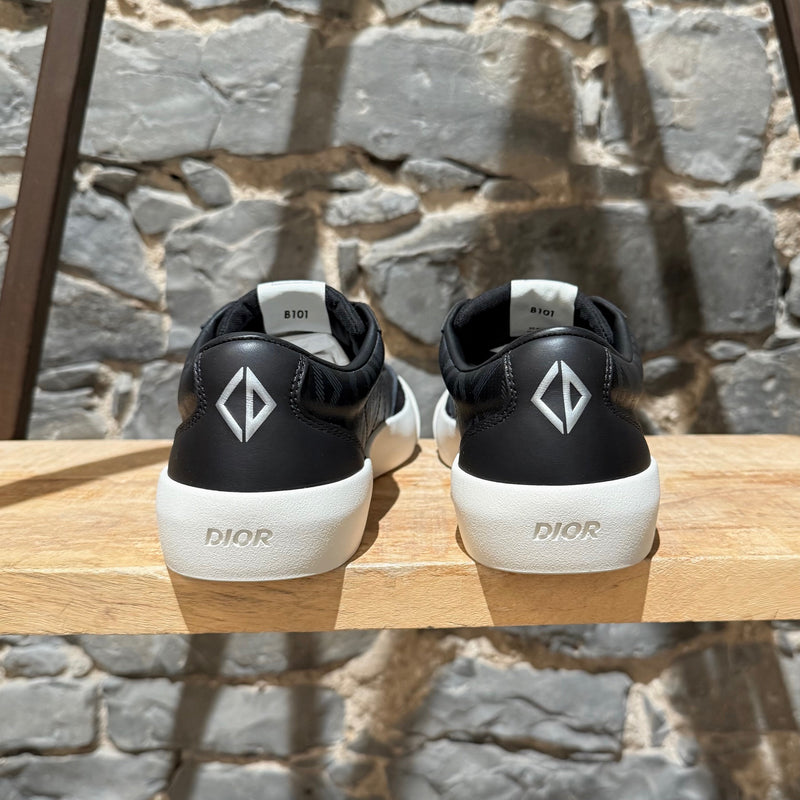 Dior Black CD Diamond Logo B101 Low Top Sneakers – Boutique LUC.S