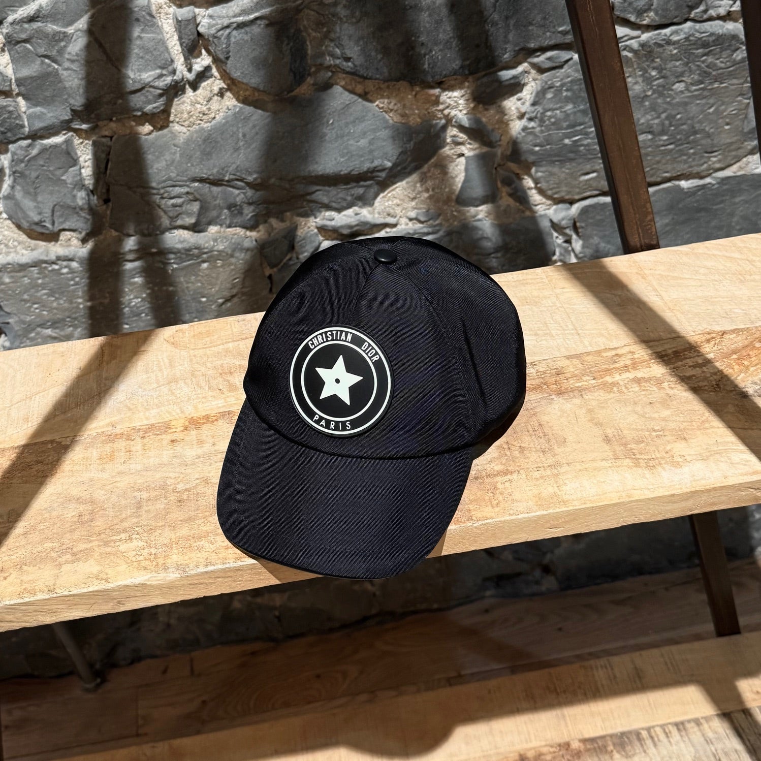 Dior Black D-Player Star Logo Baseball Cap – Boutique LUC.S