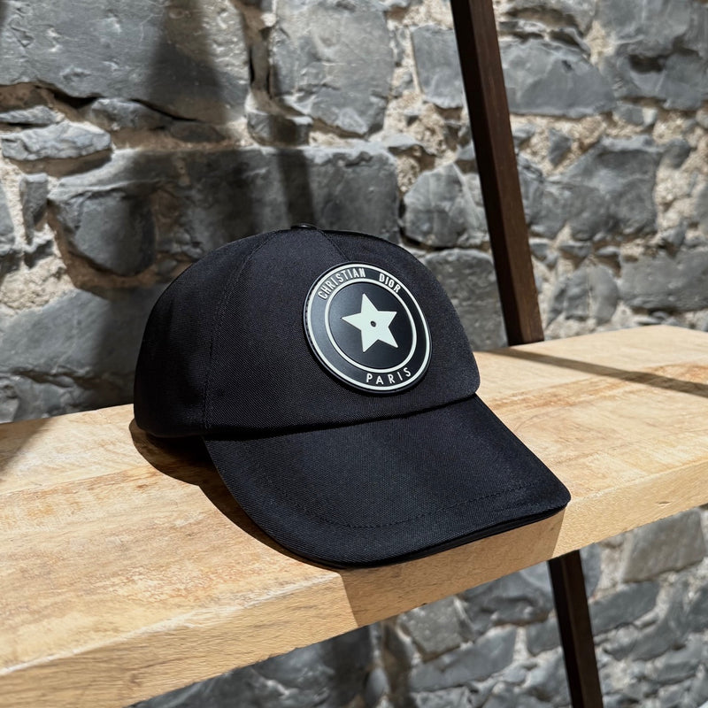 Dior Black D-Player Star Logo Baseball Cap – Boutique LUC.S