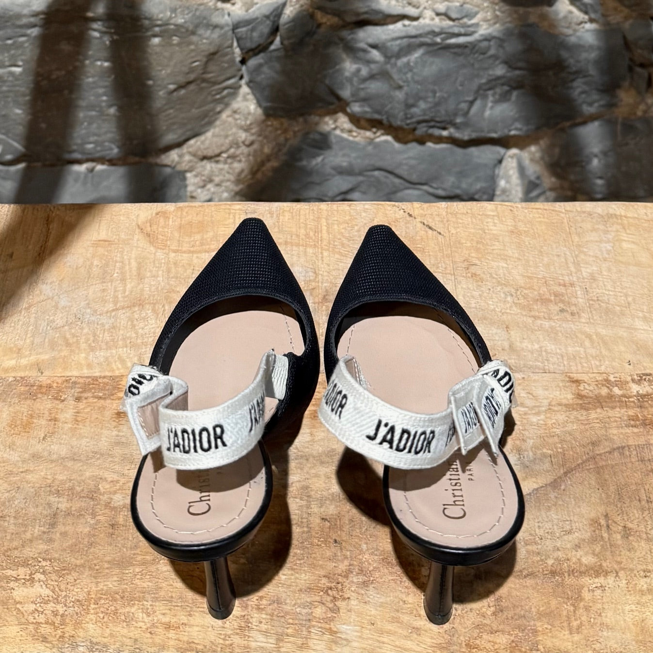 Dior Black Technical Fabric J'adior Slingback Pumps – Boutique LUC.S