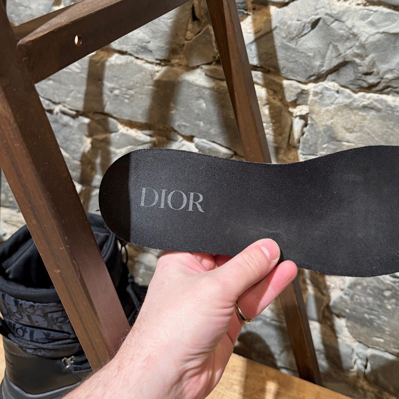 Insole of Dior Navy Blue Oblique Snow Boots