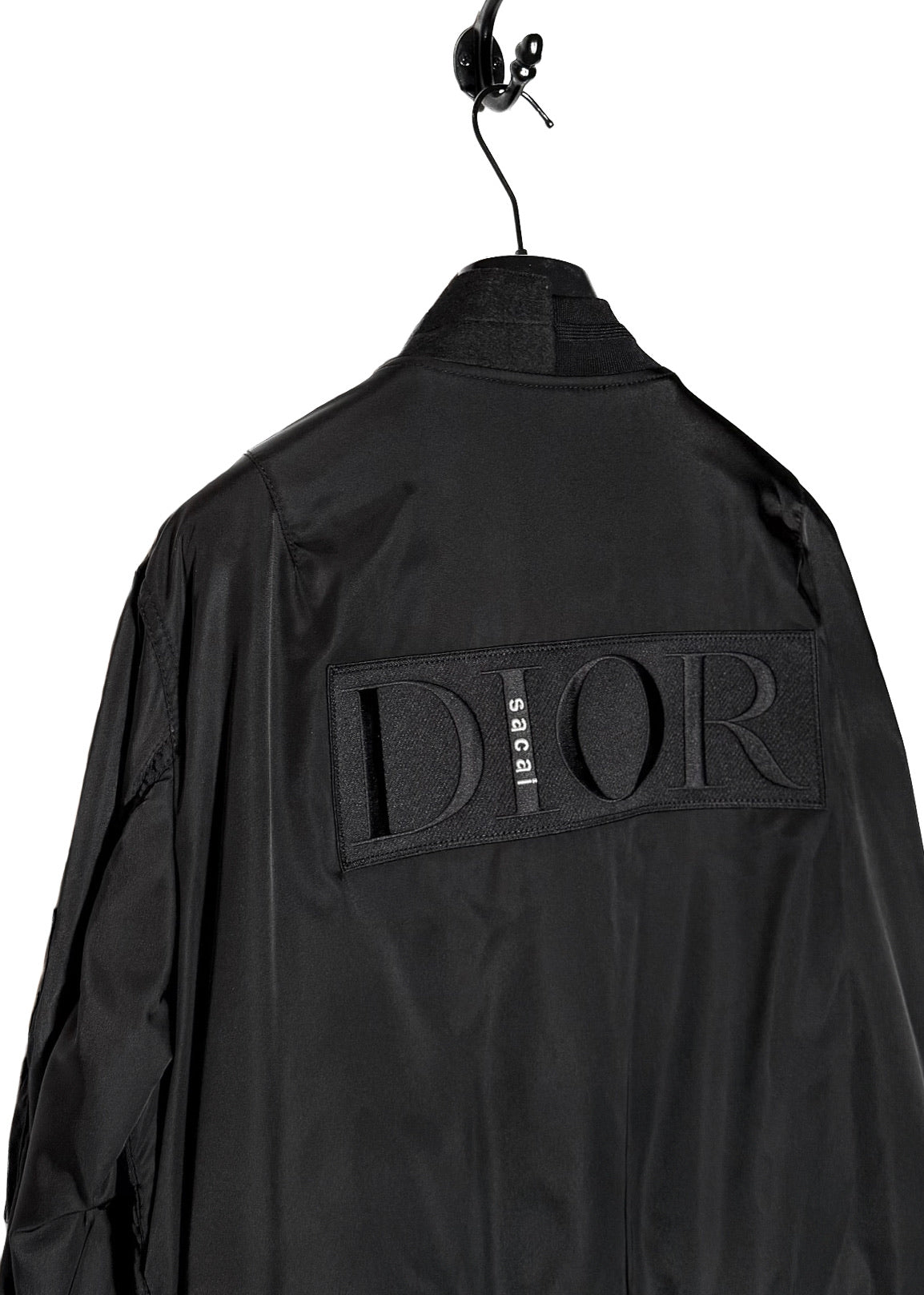 美品DIOR sacai コラボ　ボンバージャケット　黒 Dior X Sacai FW21 Black Hybrid Zip-up Bomber Jacket – Boutique LUC.S