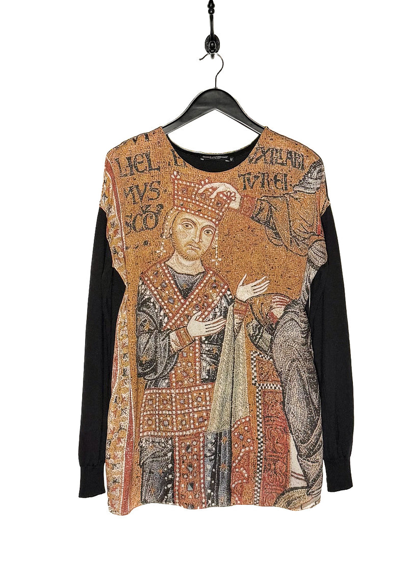 Dolce & Gabbana 2013 Byzantine Print Silk Wool Top