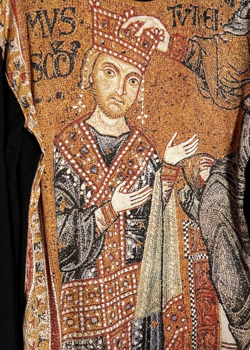 Dolce & Gabbana 2013 Byzantine Print Silk Wool Top