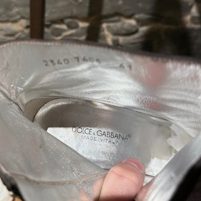 Dolce & Gabbana Brown Suede Harness Multi Staps Heeled Boots