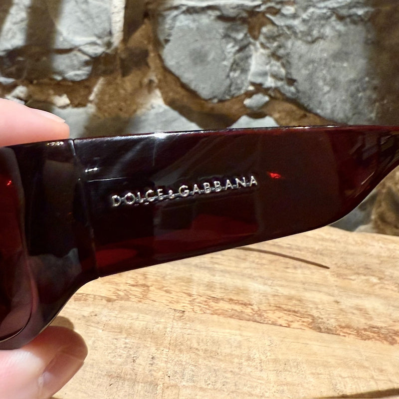 Branded branch of Dolce & Gabbana DG 6002 Brown Rectangular Sunglasses