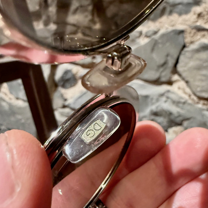 Nose pad of Dolce & Gabbana DG2179 Gold Round Metal Sunglasses