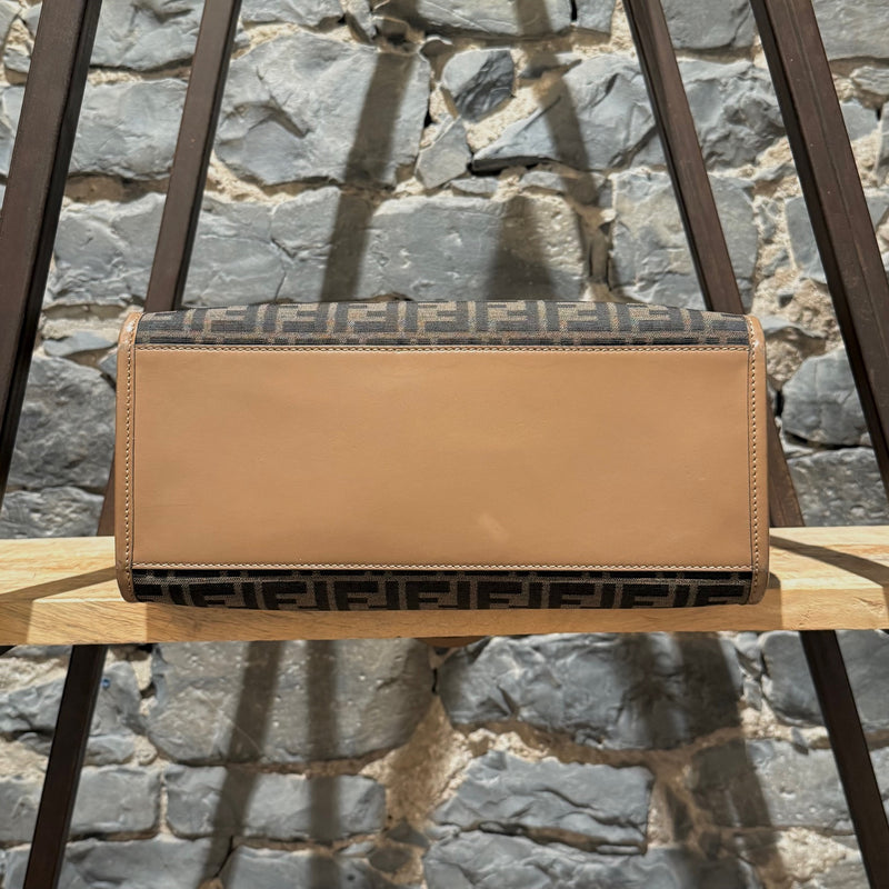 Fendi Sunshine Medium FF Jacquard Handle Bag