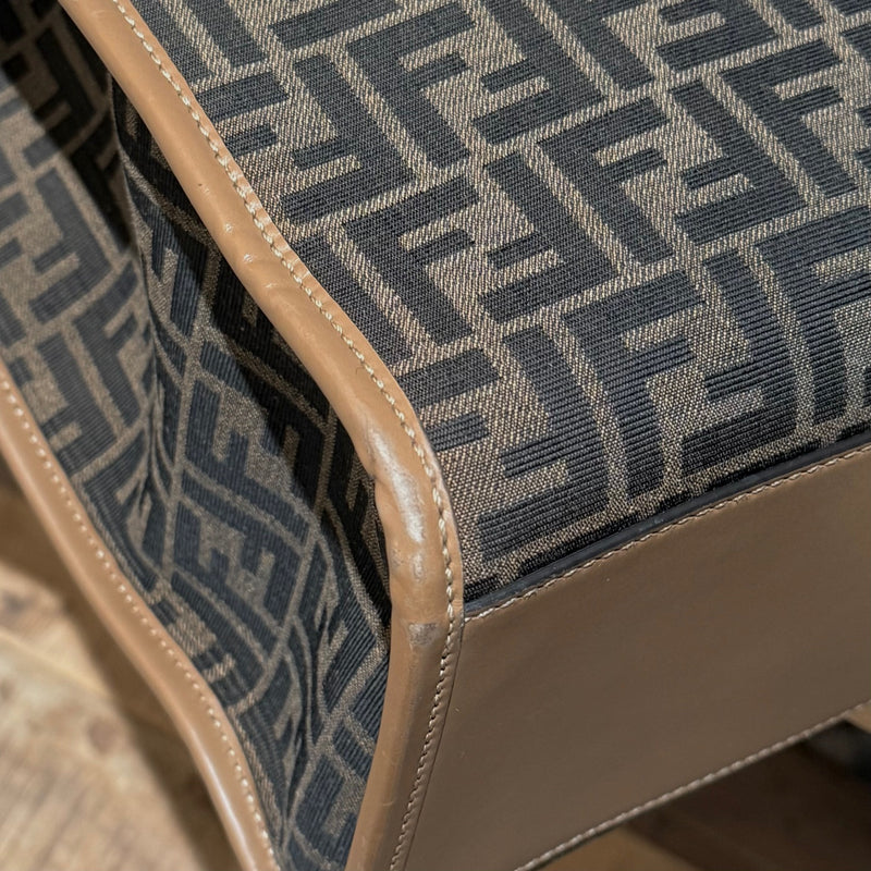 Fendi Sunshine Medium FF Jacquard Handle Bag