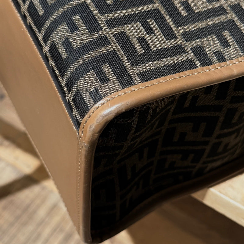 Fendi Sunshine Medium FF Jacquard Handle Bag