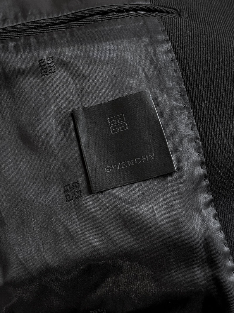 Brand patch of Givenchy Black U-Lock Oversized Blazer