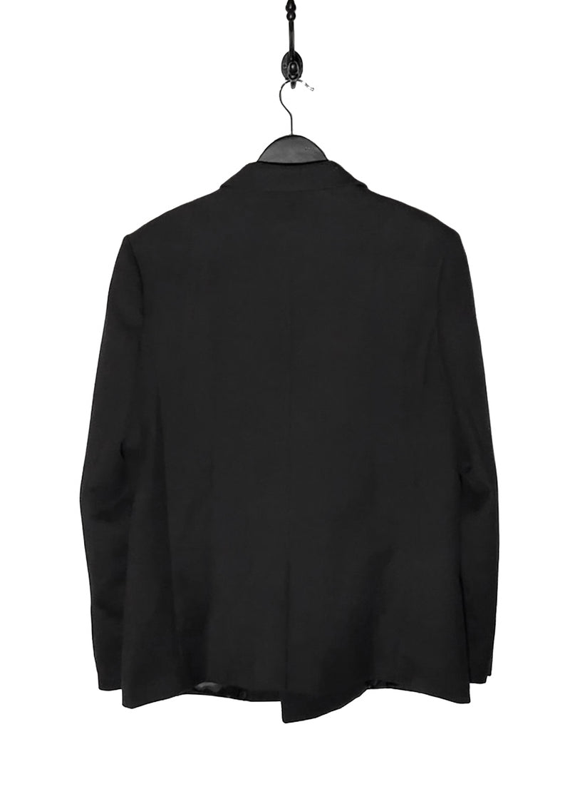 Back view of Givenchy Black U-Lock Oversized Blazer