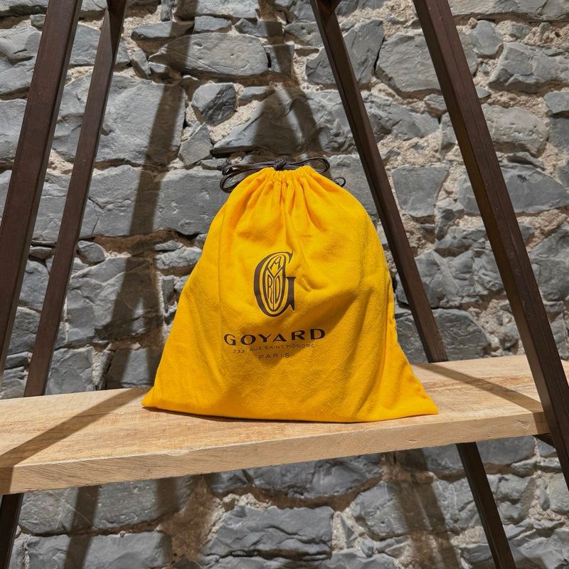 Dustbag of Goyard 2019 Black Goyardine Mini Alpin Convertible Backpack