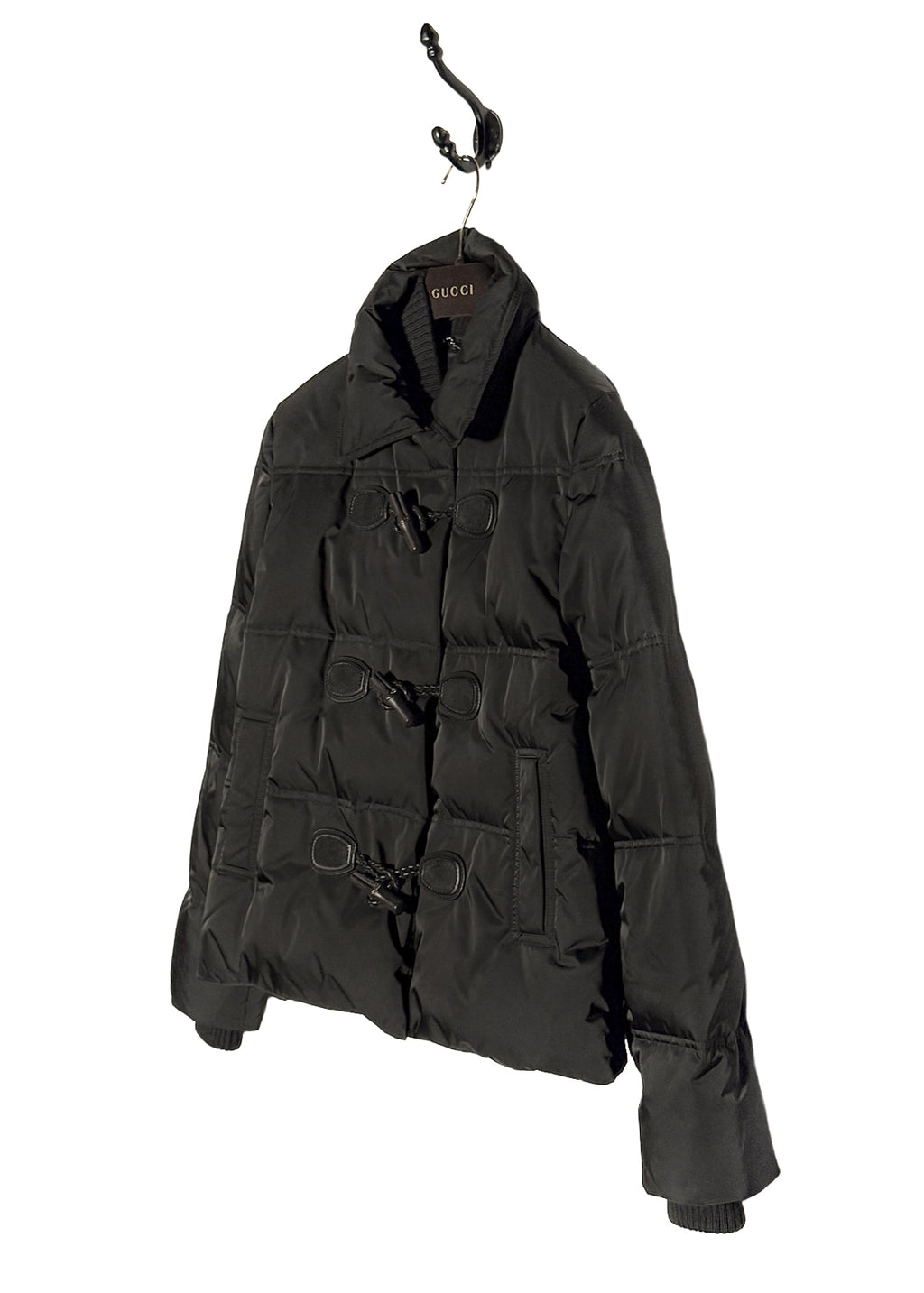 Gucci 2014 Black Toggle Accent Down Puffer Jacket