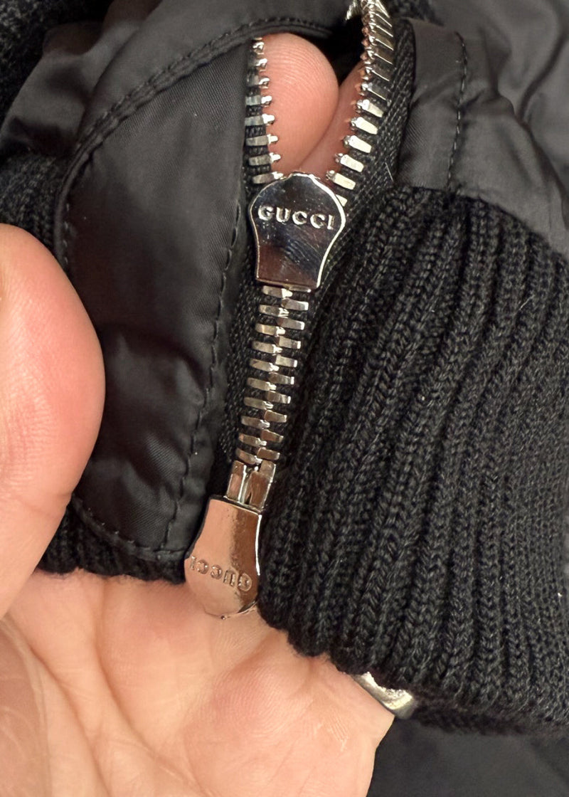 Gucci 2014 Black Toggle Accent Down Puffer Jacket