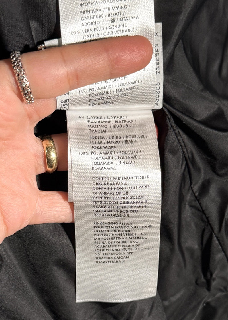 Gucci 2014 Black Toggle Accent Down Puffer Jacket