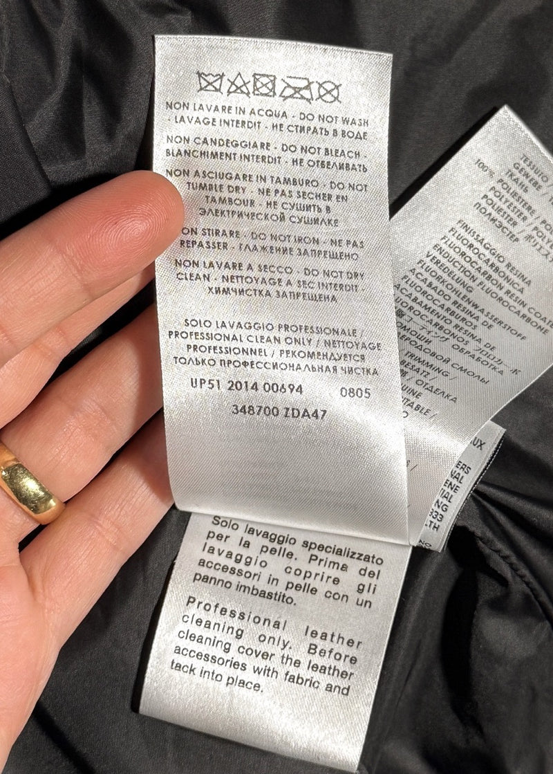 Gucci 2014 Black Toggle Accent Down Puffer Jacket