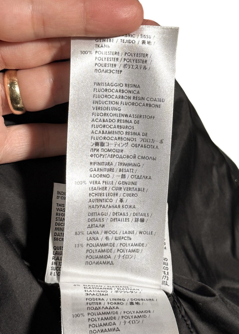 Gucci 2014 Black Toggle Accent Down Puffer Jacket