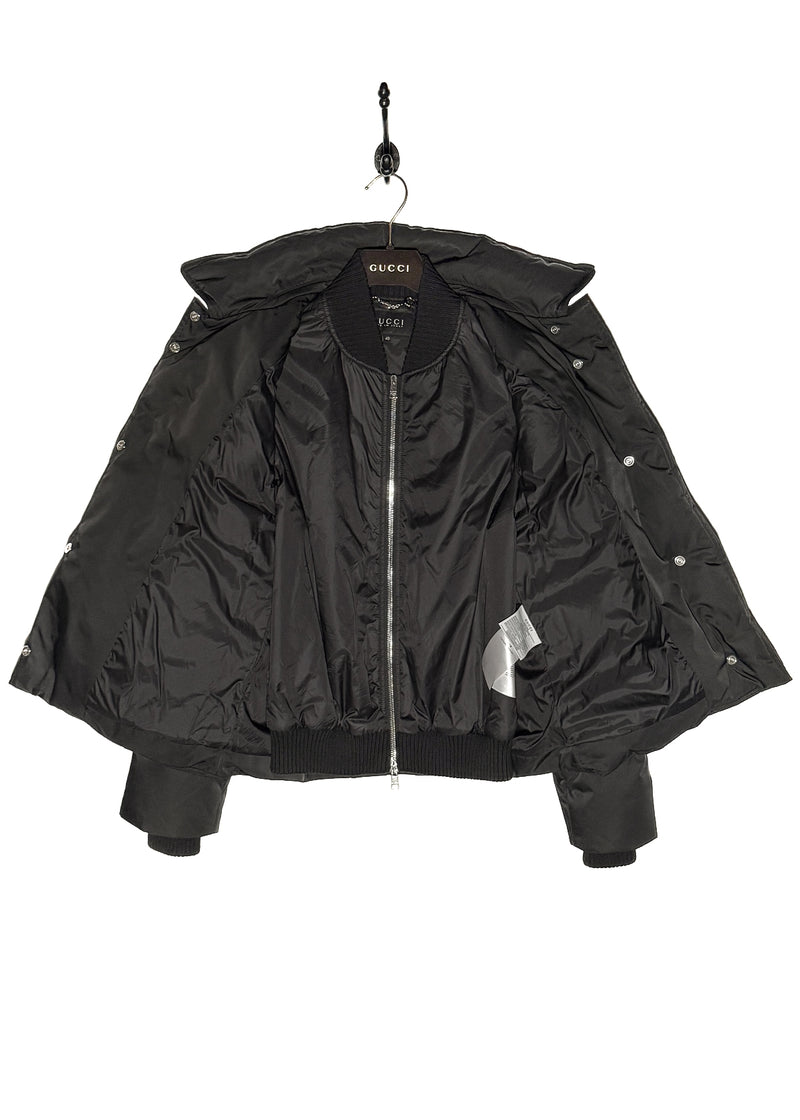 Gucci 2014 Black Toggle Accent Down Puffer Jacket