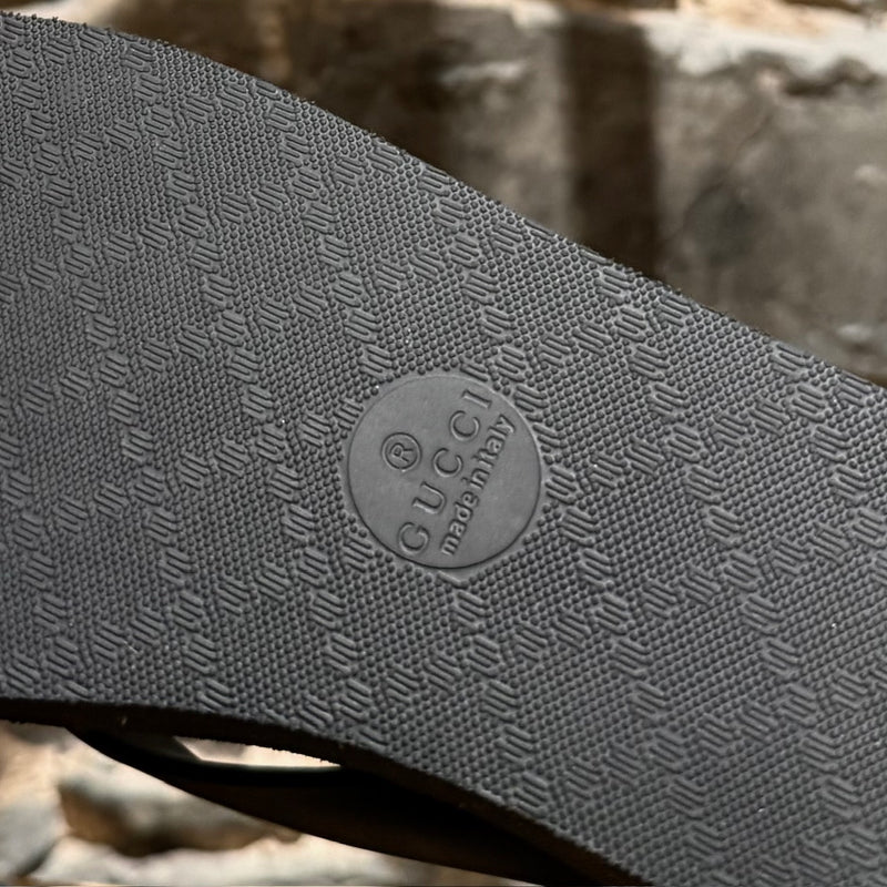 Gucci GG Chevron Platform Thong Sandals