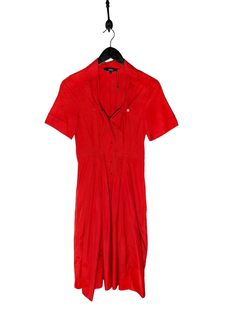 Main photo of Gucci Red Cotton Short Sleeves Dress