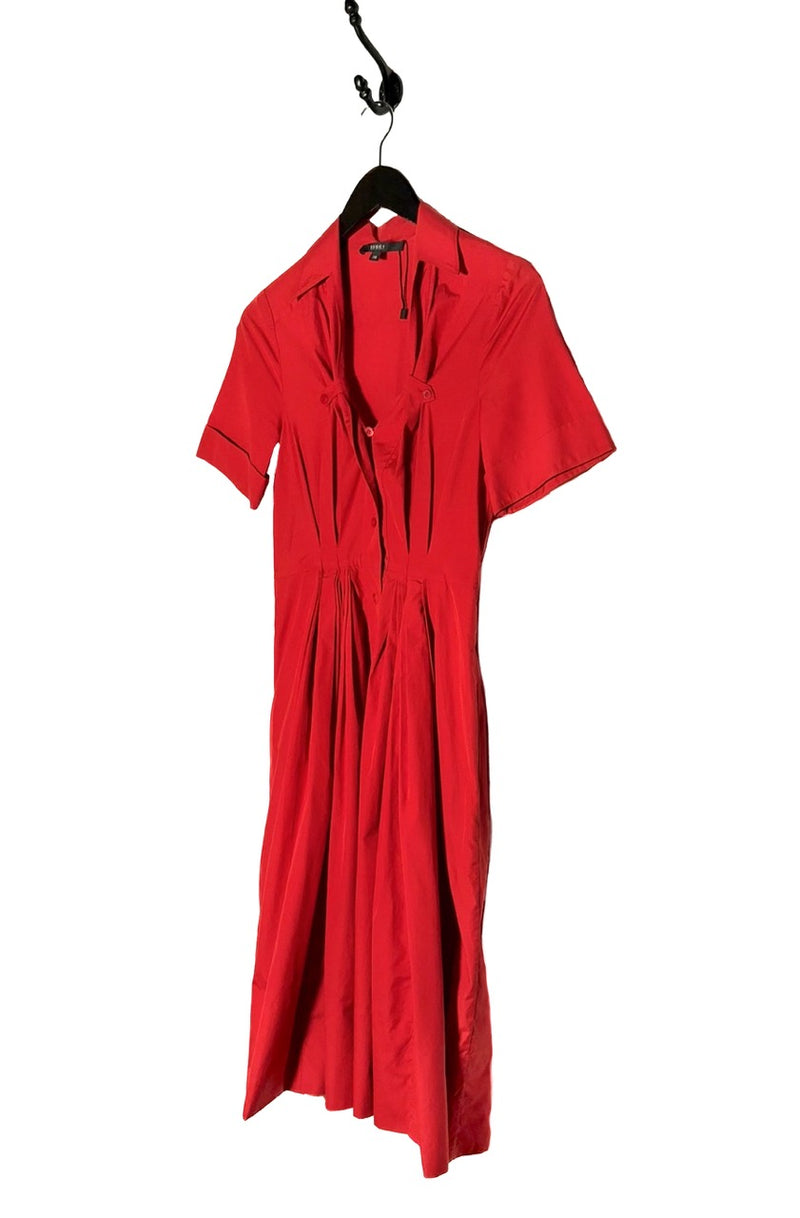 Other angle of Gucci Red Cotton Short Sleeves Dress