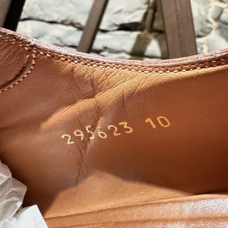 Stamps of Gucci Studded Brown Leather Lace-up Shoes