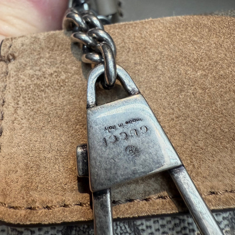 Gucci Supreme GG Supermini Chain Crossbody Bag