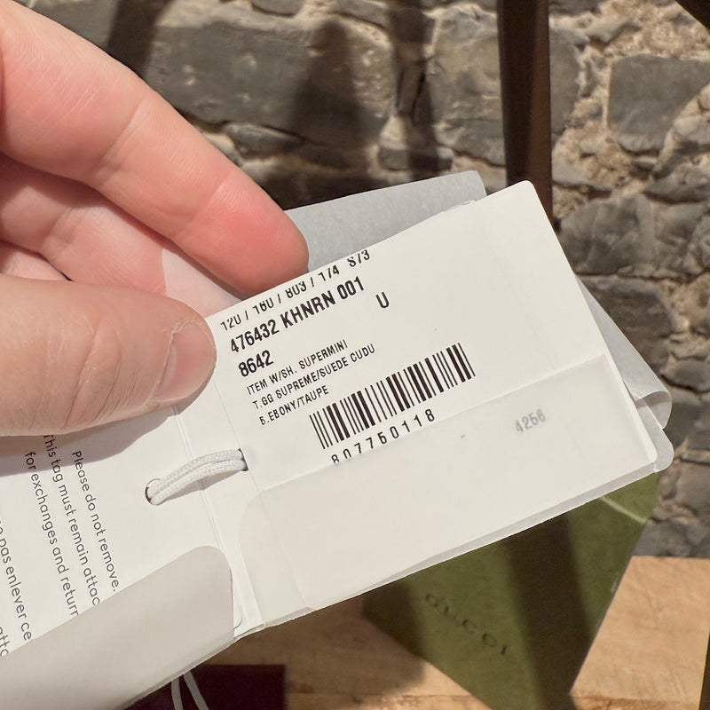 Gucci Supreme GG Supermini Chain Crossbody Bag