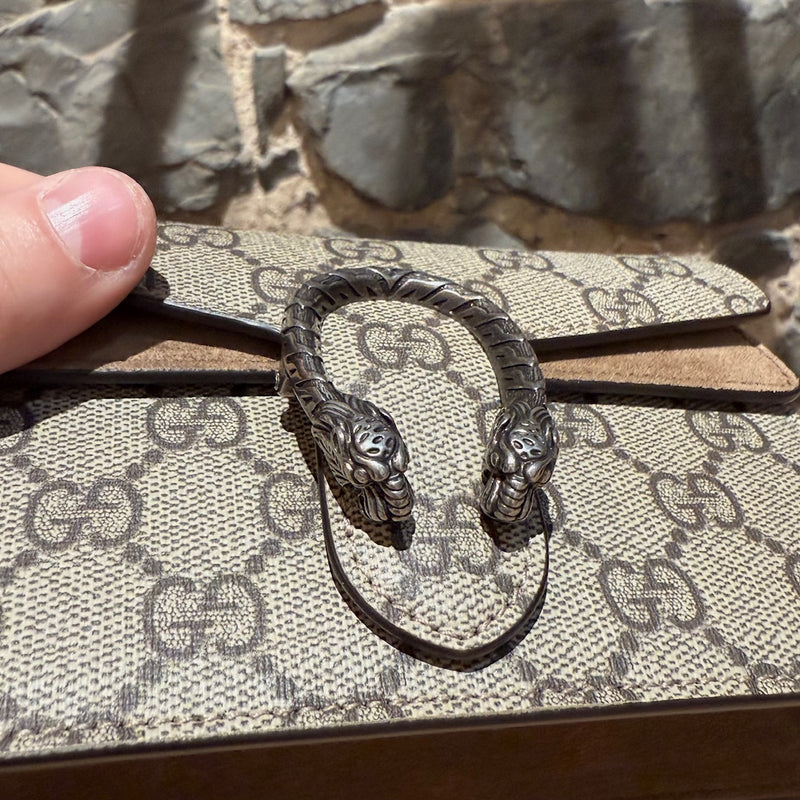 Gucci Supreme GG Supermini Chain Crossbody Bag