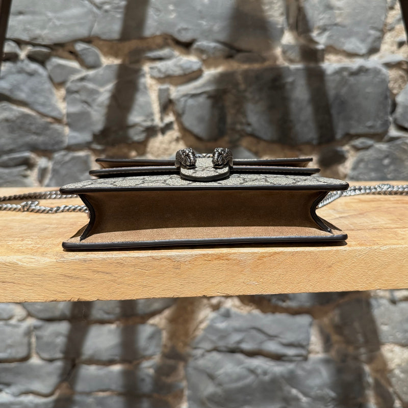 Gucci Supreme GG Supermini Chain Crossbody Bag