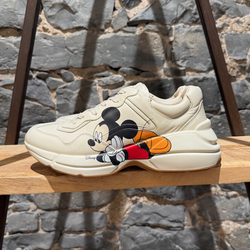 Gucci X Disney Rhyton Ivory Chunky Sneakers
