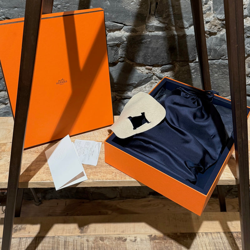 Packaging of Hermès 2021 Limited Edition Black Monsieur Studio Disco Mini Constance III 18 Bag