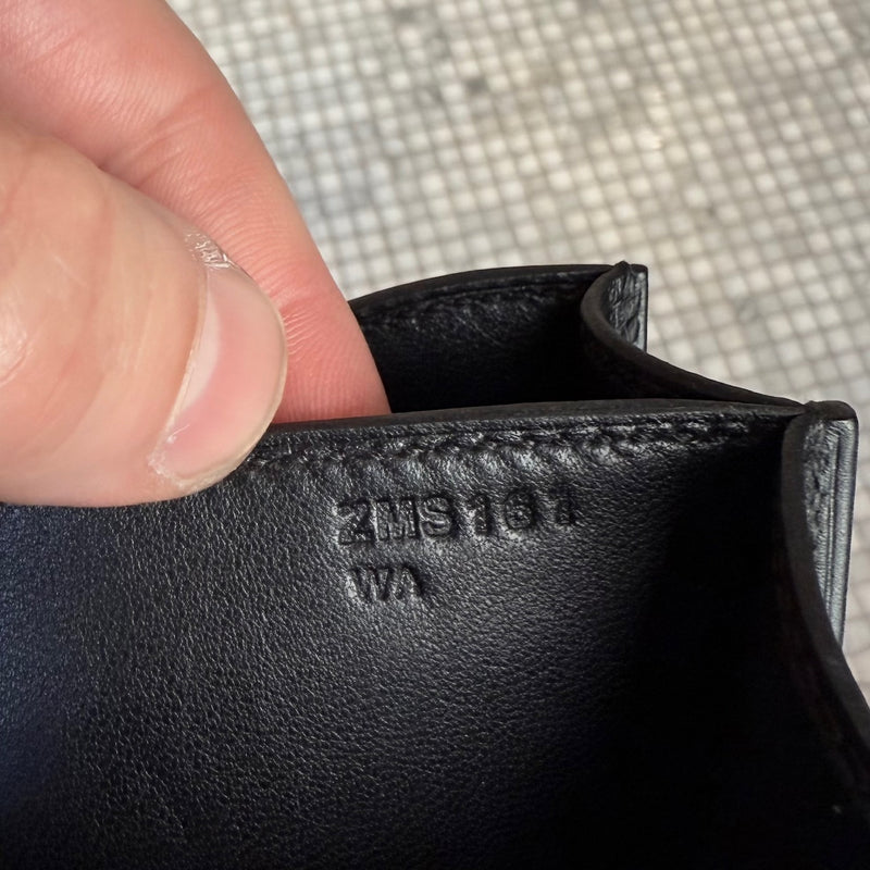 Stamps of Hermès 2021 Limited Edition Black Monsieur Studio Disco Mini Constance III 18 Bag