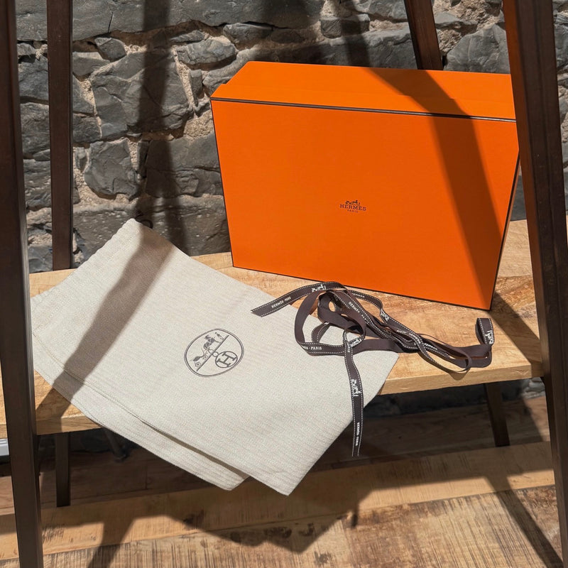 Hermès Black Leather Elda Wedges Espadrilles H Sandals