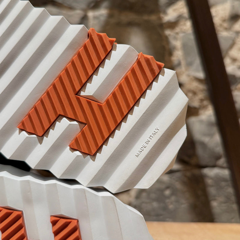 Origin stamp of Hermès Black Nylon Electric Criss Cross Sandals