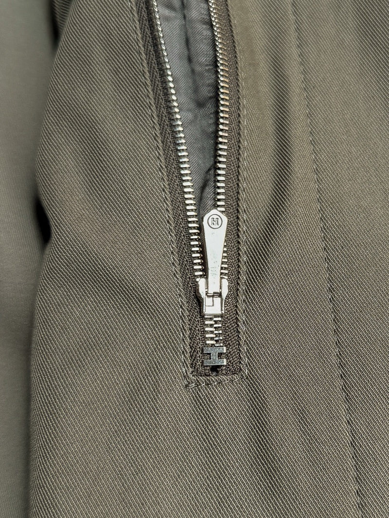 Branded hardware of Hermès Straight Cut Zipped Cotton Jacket