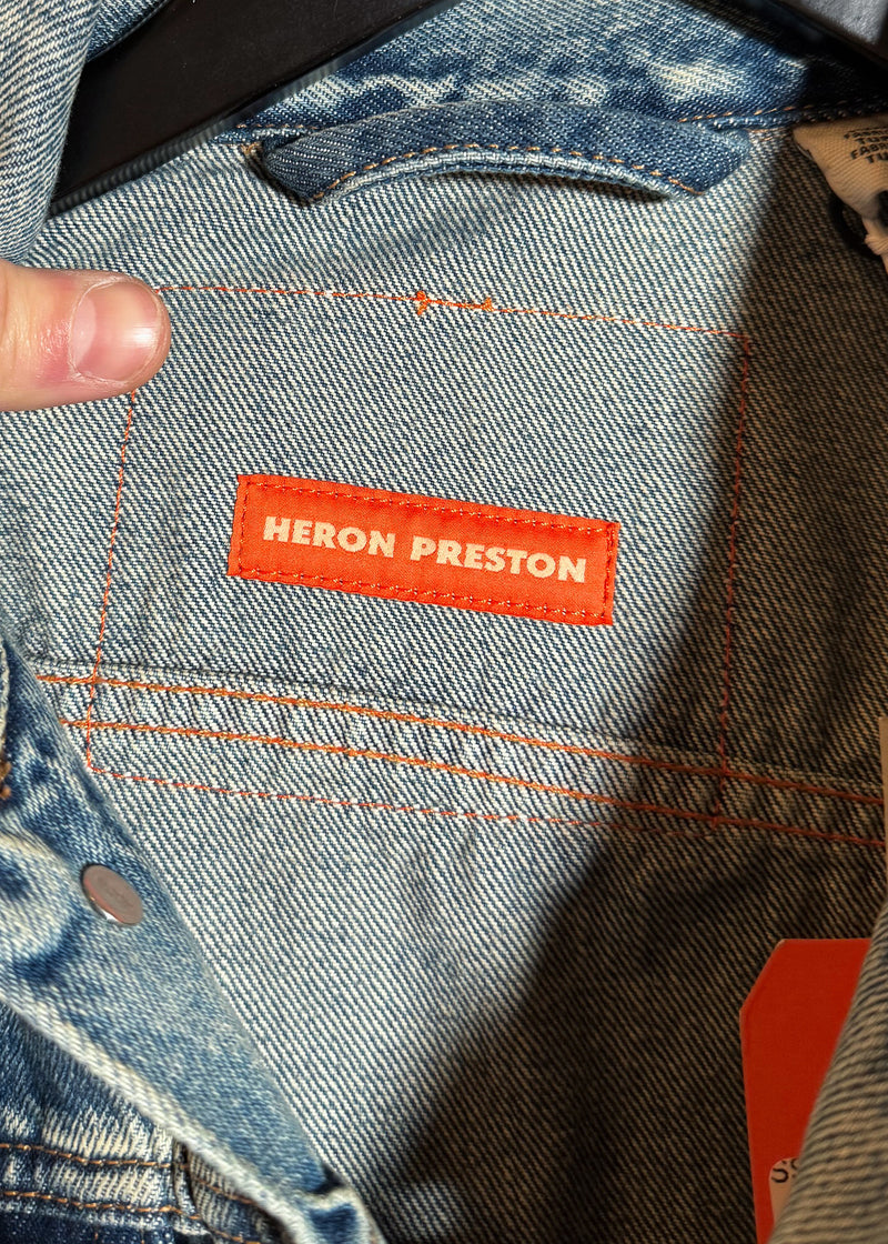 Veste ﻿﻿Heron Preston Levi's﻿ ﻿﻿Concrete Jungle bleu ﻿en denim