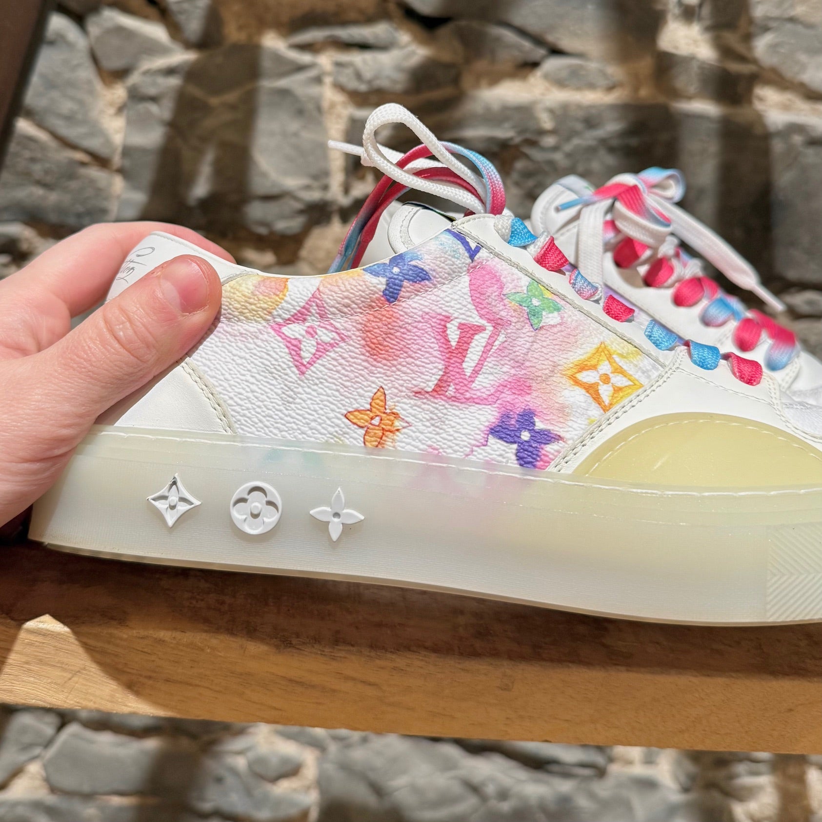 Baskets Louis Vuitton Ollie Monogram Aquarelle 2021