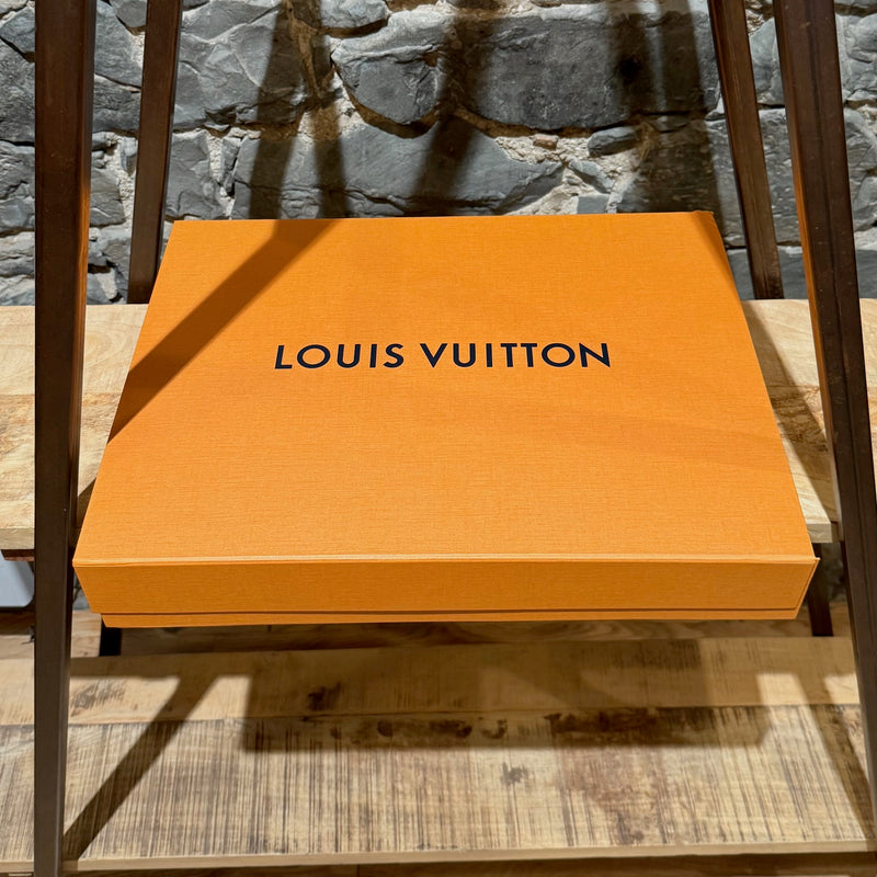 Branded box of Louis Vuitton 2024 Grey LV Monogram Mohair Cardigan